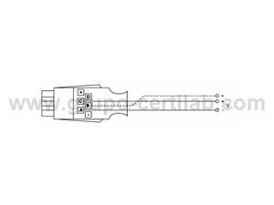 FICHA INPUT VOLT DC - -2,6 A 2,6 VDC